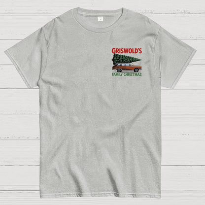 Holiday Family Christmas Front And Back Printing Geek T-Shirt