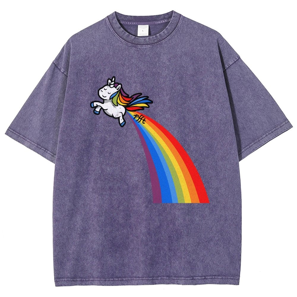 I Fart Rainbows Vintage Distressed T-shirt