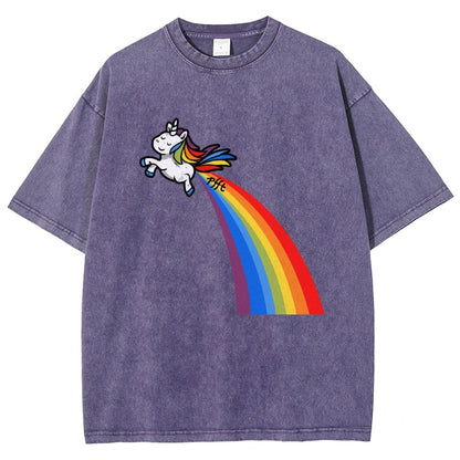 I Fart Rainbows Vintage Distressed T-shirt