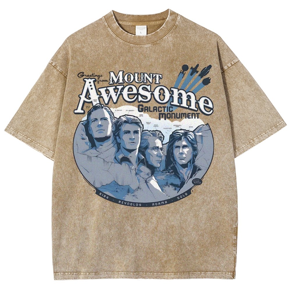 Mount Awesome Vintage Distressed T-shirt