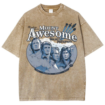 Mount Awesome Vintage Distressed T-shirt