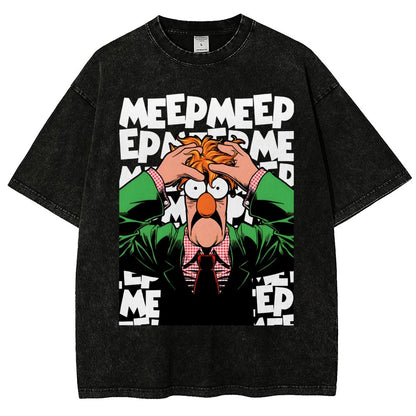 Meep Meep Vintage Distressed T-shirt