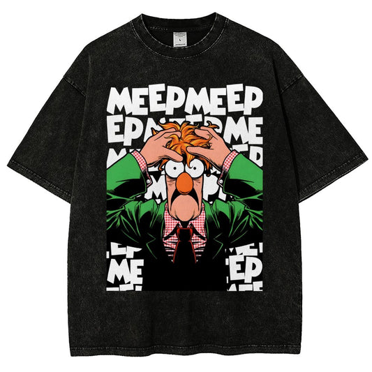 Meep Meep Vintage Distressed T-shirt