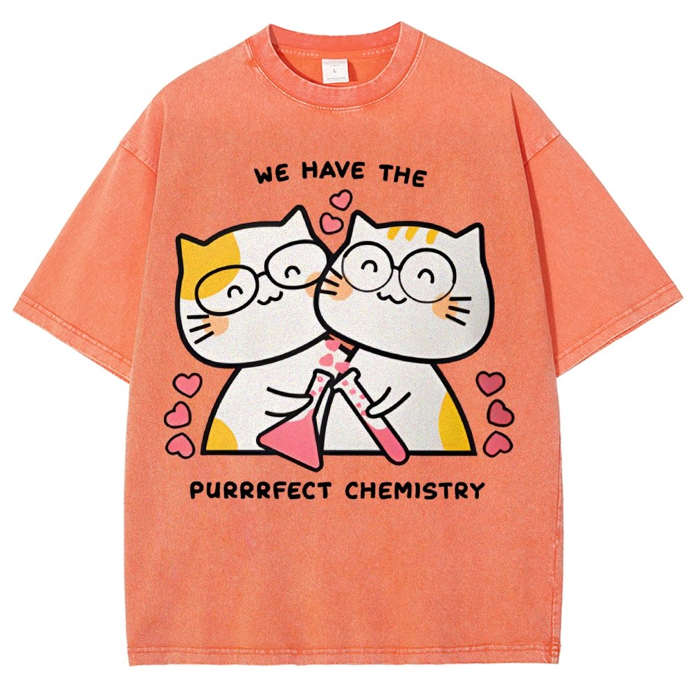 Valentine's Day.Perfect Chemistry Vintage Distressed T-shirt