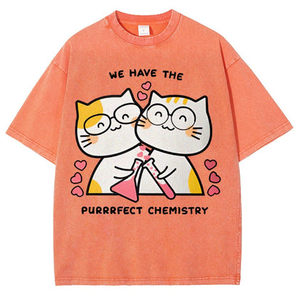 Valentine's Day.Perfect Chemistry Vintage Distressed T-shirt