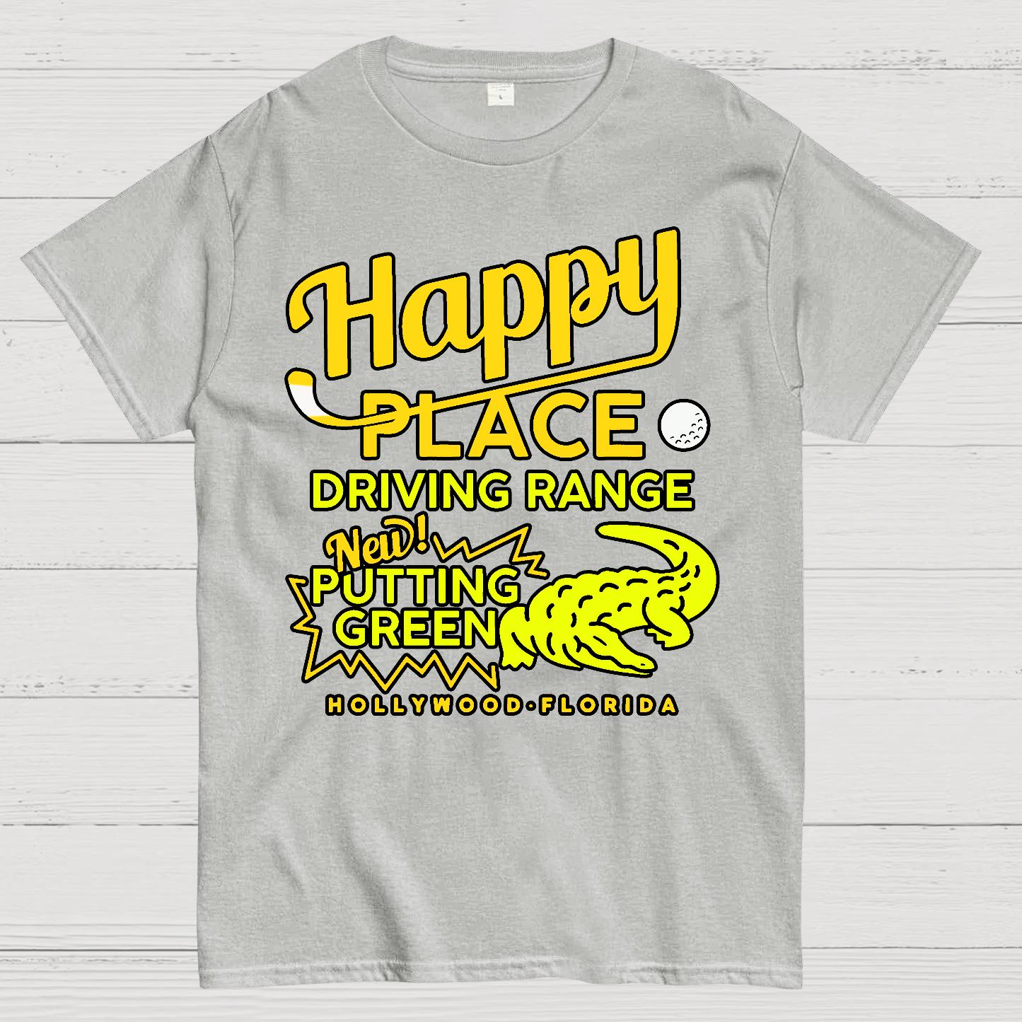 Happy Place Driving Range Geek T-Shirt