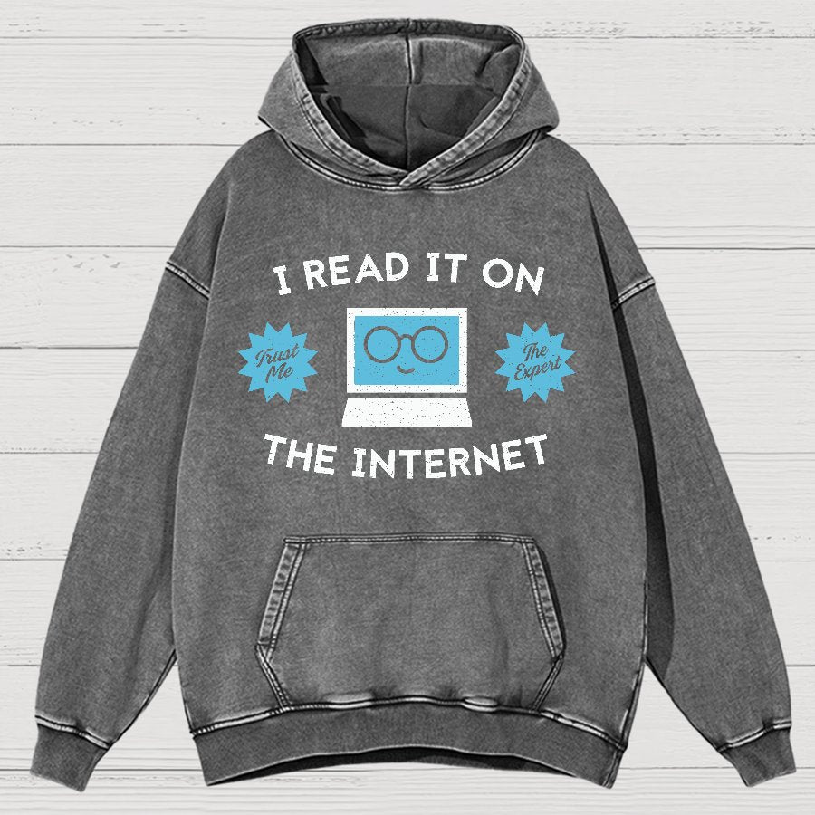 I'm An Internet Expert Vintage Distressed Hoodie