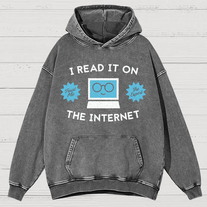 I'm An Internet Expert Vintage Distressed Hoodie