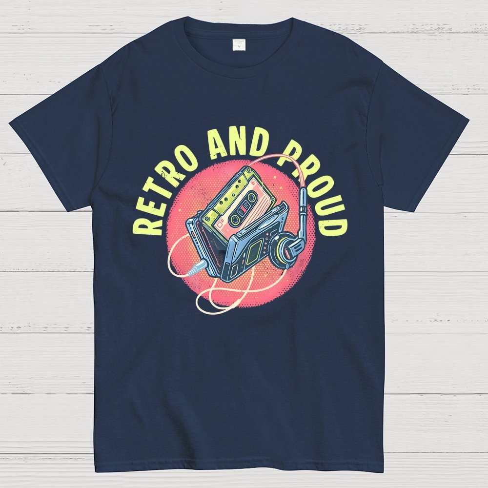 Retro and Proud Unisex Geek T-Shirt