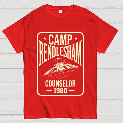 Camp Rendlesham Counselor 1980 UFO Unisex Geek T-Shirt