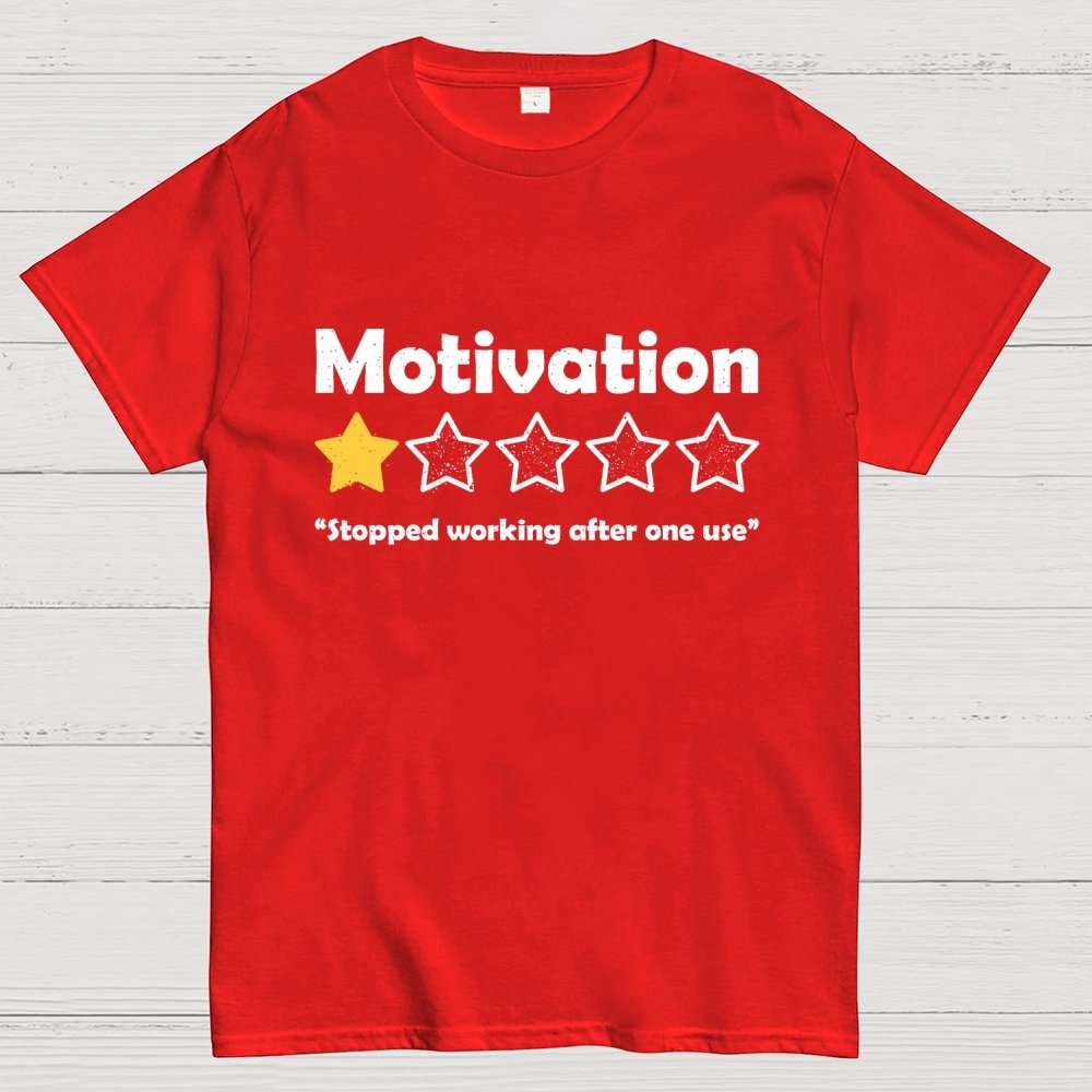 Motivation Review Geek T-Shirt