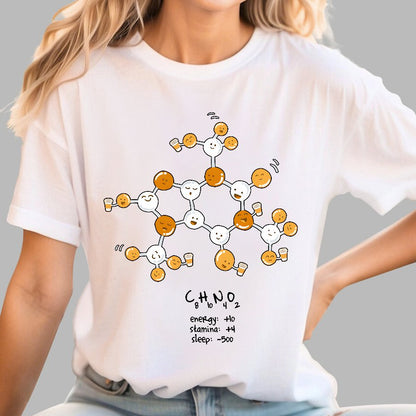 Caffeine Power Up Geek T-Shirt