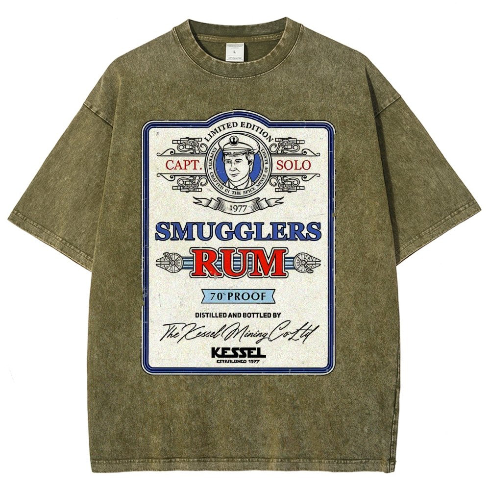 Smugglers Rum Vintage Distressed T-shirt