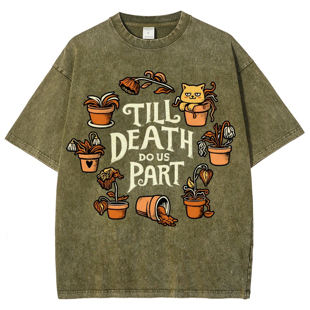 Plant Killer Love Vintage Distressed T-shirt