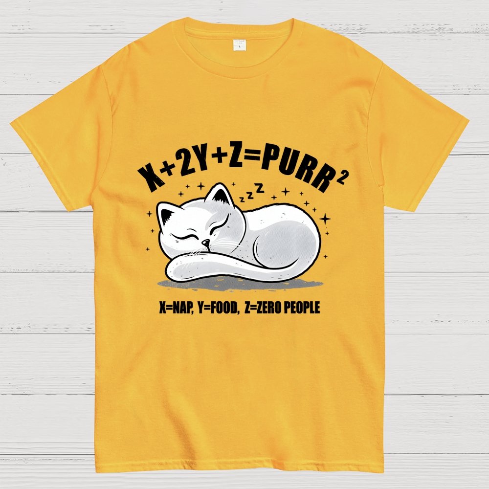 Purrfect Equation Geek T-Shirt