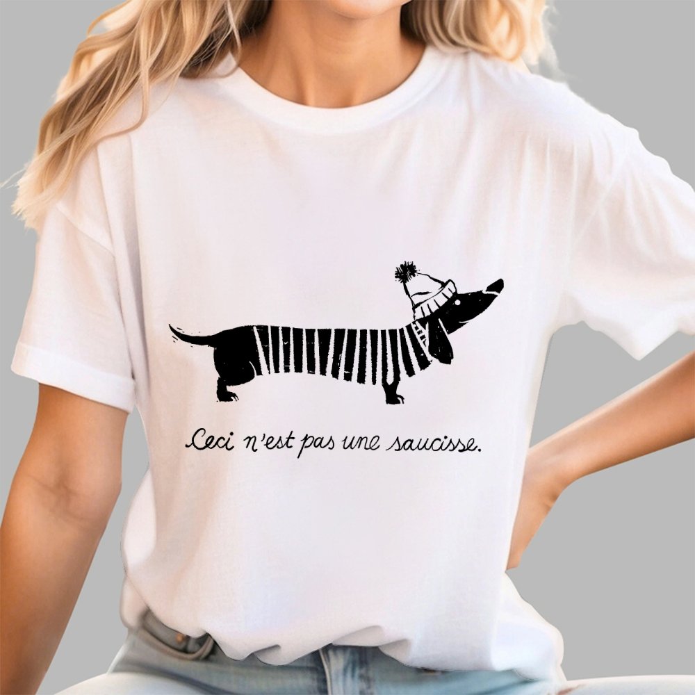 Ceci n'est pas une saucisse Geek T-Shirt