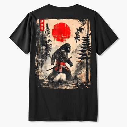 Funny Samurai Ukiyo-e Vintage Graphic Geek T-Shirt