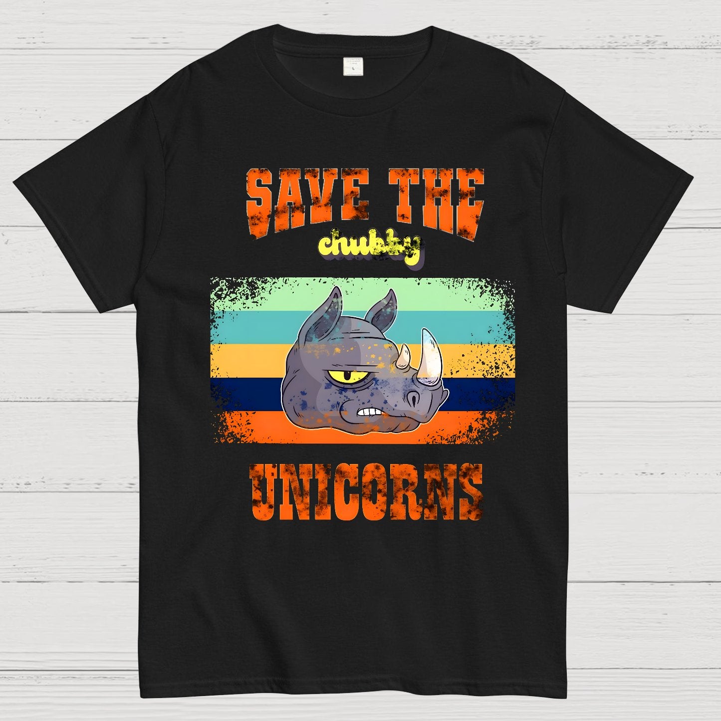 Save the Chubby Unicorns Geek T-Shirt