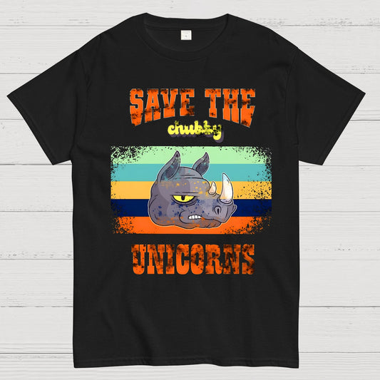 Save the Chubby Unicorns Geek T-Shirt
