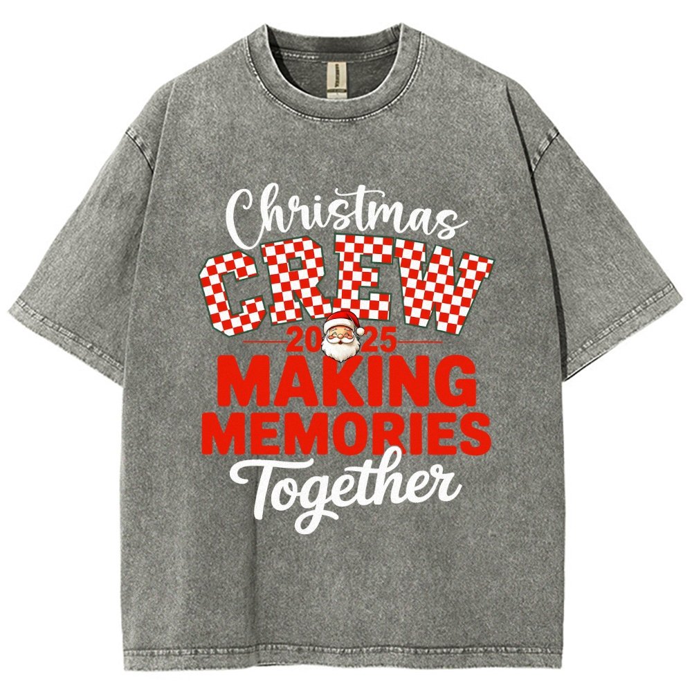 Retro Family Christmas Vintage Distressed T-shirt