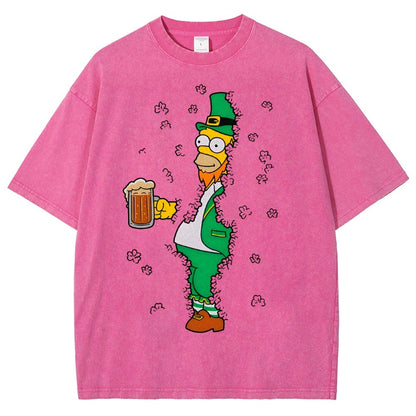 Into the Clovers-St. Patrick's Day Vintage Distressed T-shirt