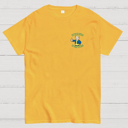 Hang In There It Gets Worse Front And Back Printing Geek T-Shirt