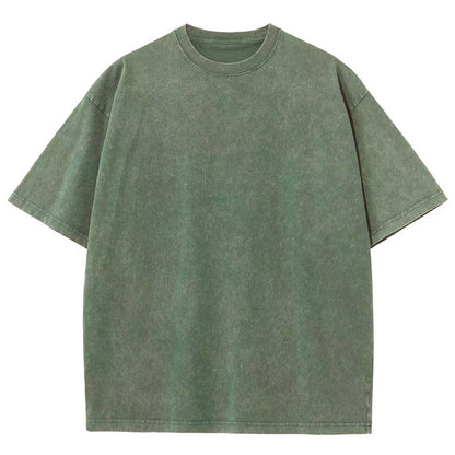 Chicken Game Don't Look At The Chicken Back Print Washed T-Shirt