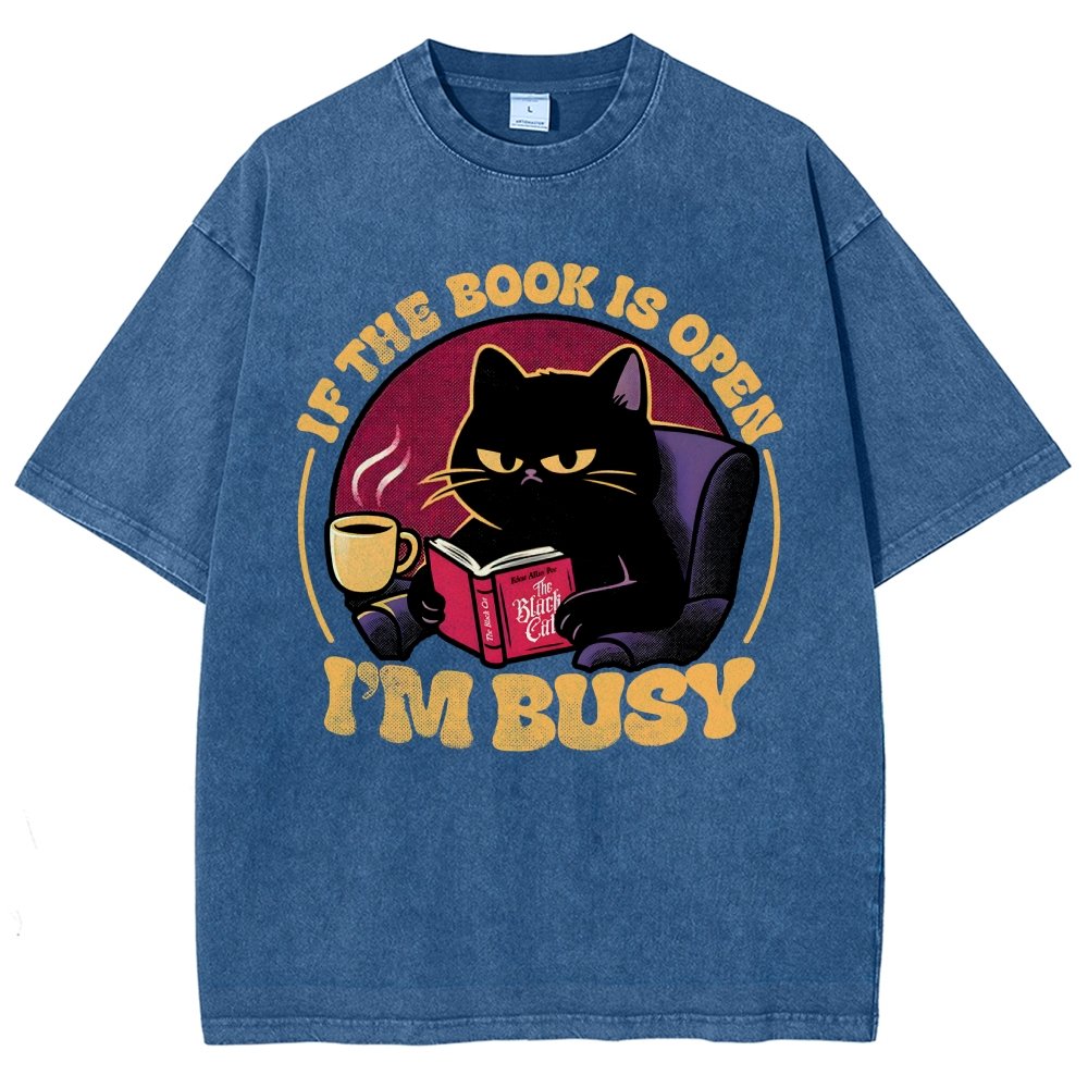 I'm Busy Vintage Distressed T-shirt