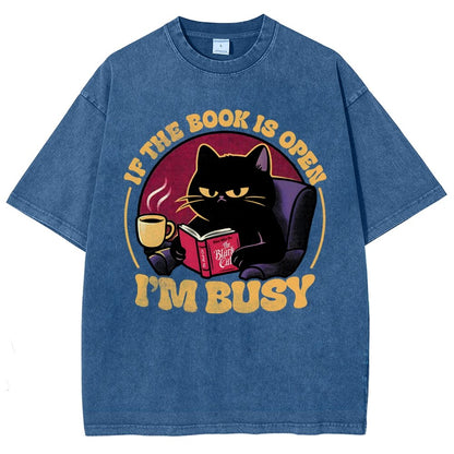 I'm Busy Vintage Distressed T-shirt