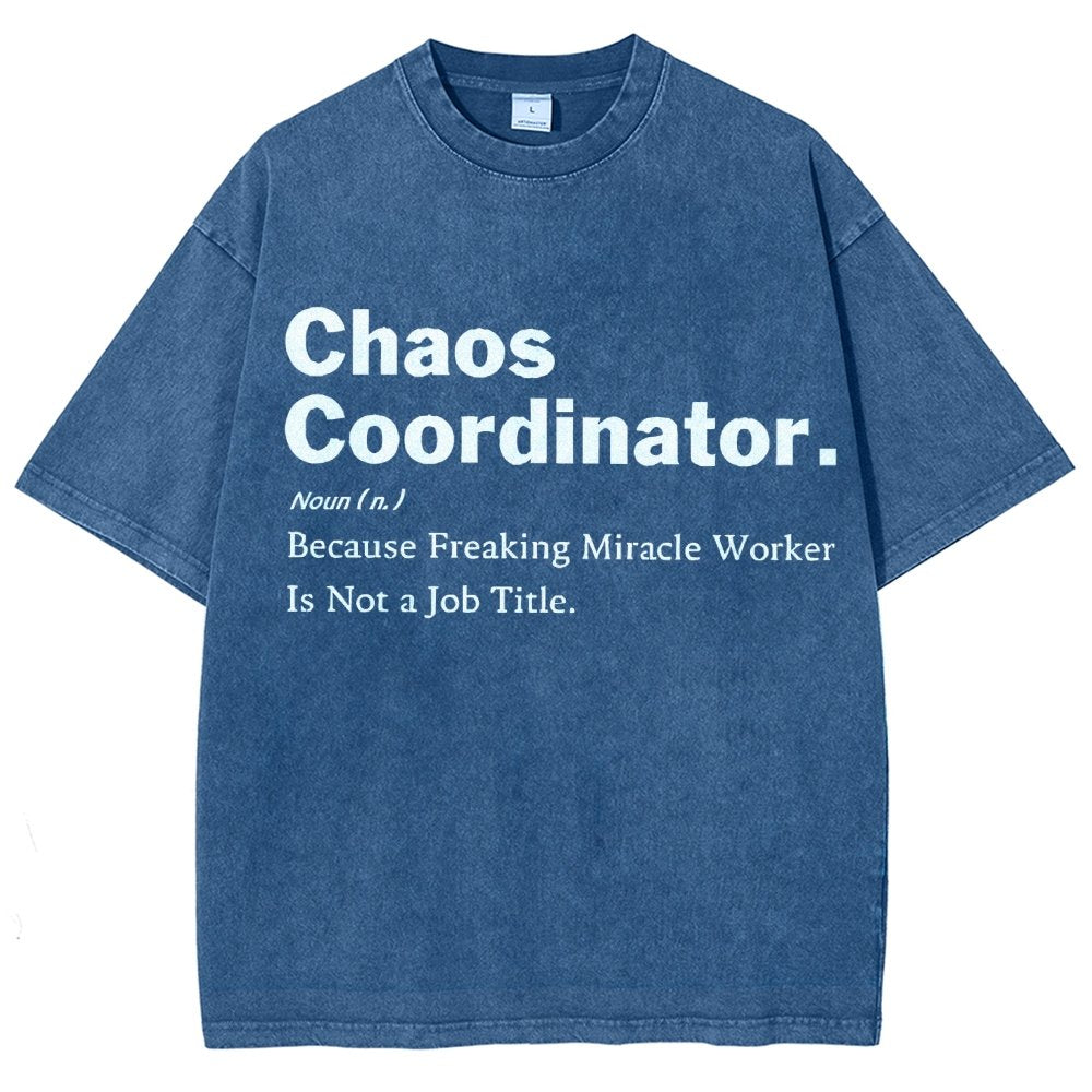 ChaosCraft Vintage Distressed T-shirt