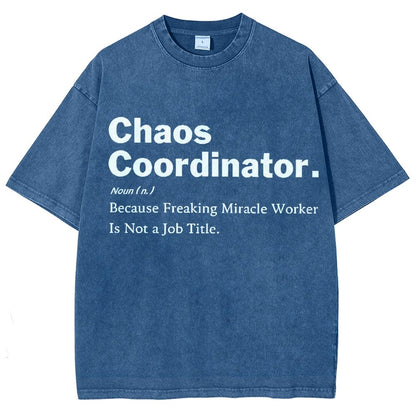 ChaosCraft Vintage Distressed T-shirt