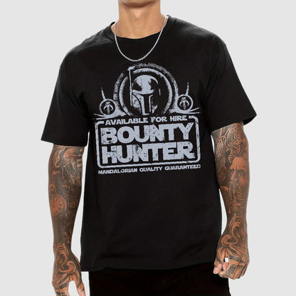 Available For Hire Bounty Hunter Geek T-Shirt