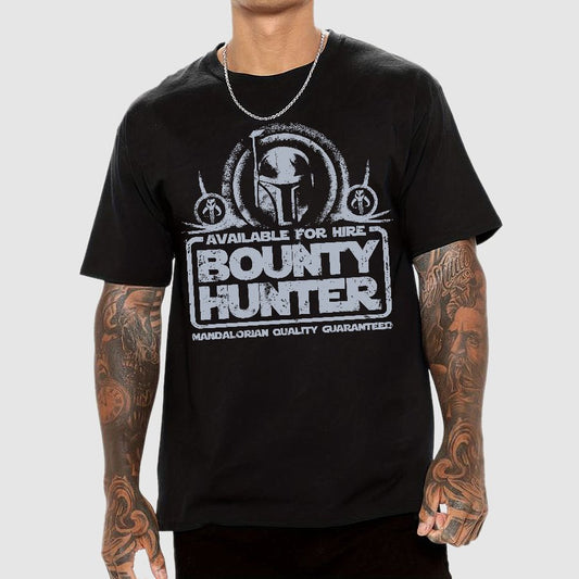 Available For Hire Bounty Hunter Geek T-Shirt
