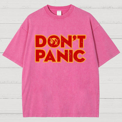 Dont Panic Vintage Distressed T-shirt