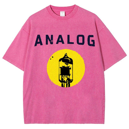 Vacuum Tube Analog Distressed Vintage Distressed T-shirt