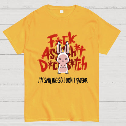 I‘m Smiling So I Don't Swear Geek T-Shirt
