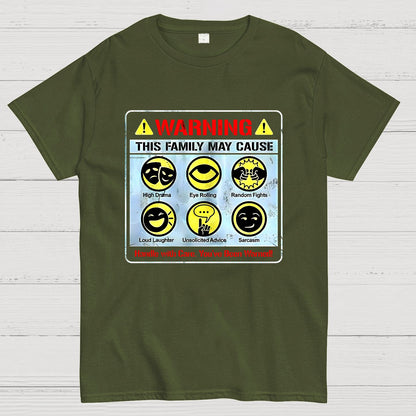 Warning This Family May Cause Geek T-Shirt