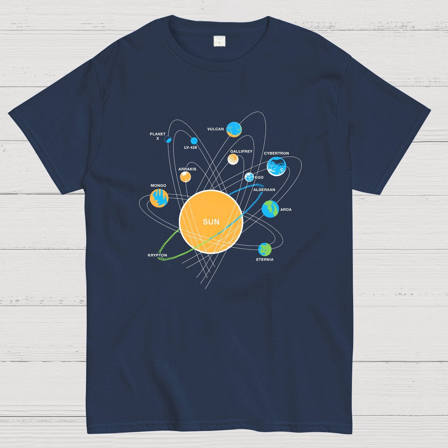 Solar System Geeky T-Shirt