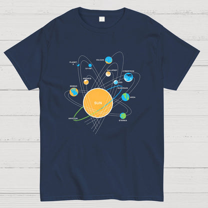 Solar System Geeky T-Shirt