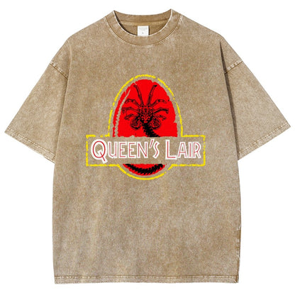 Queen's Lair Vintage Distressed T-shirt