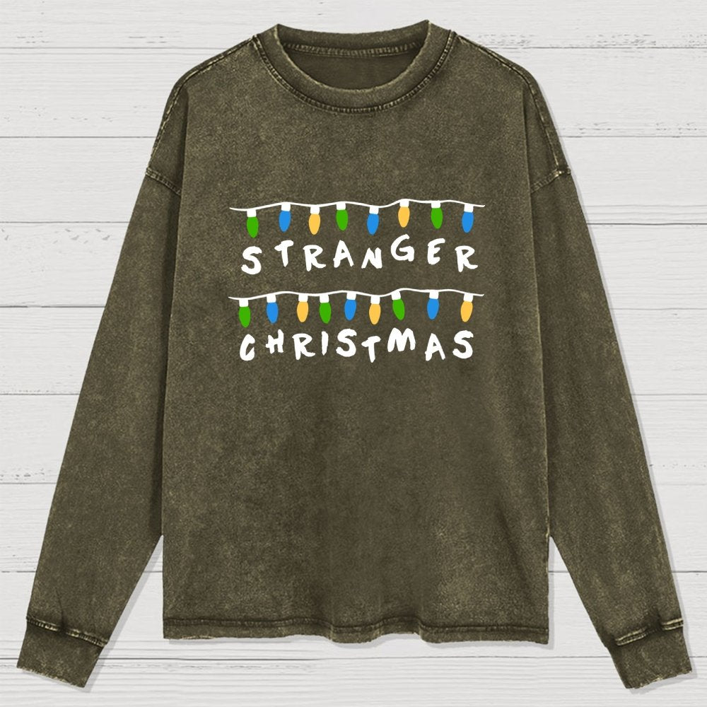 Mysterious Christmas Washed Long Sleeve Tee