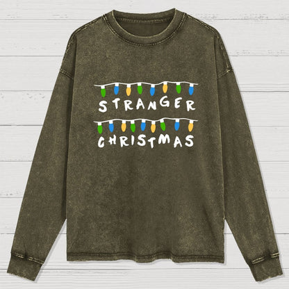Mysterious Christmas Washed Long Sleeve Tee