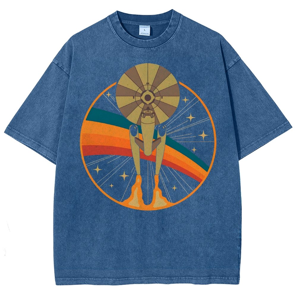 Space Date 1966 Vintage Distressed T-shirt