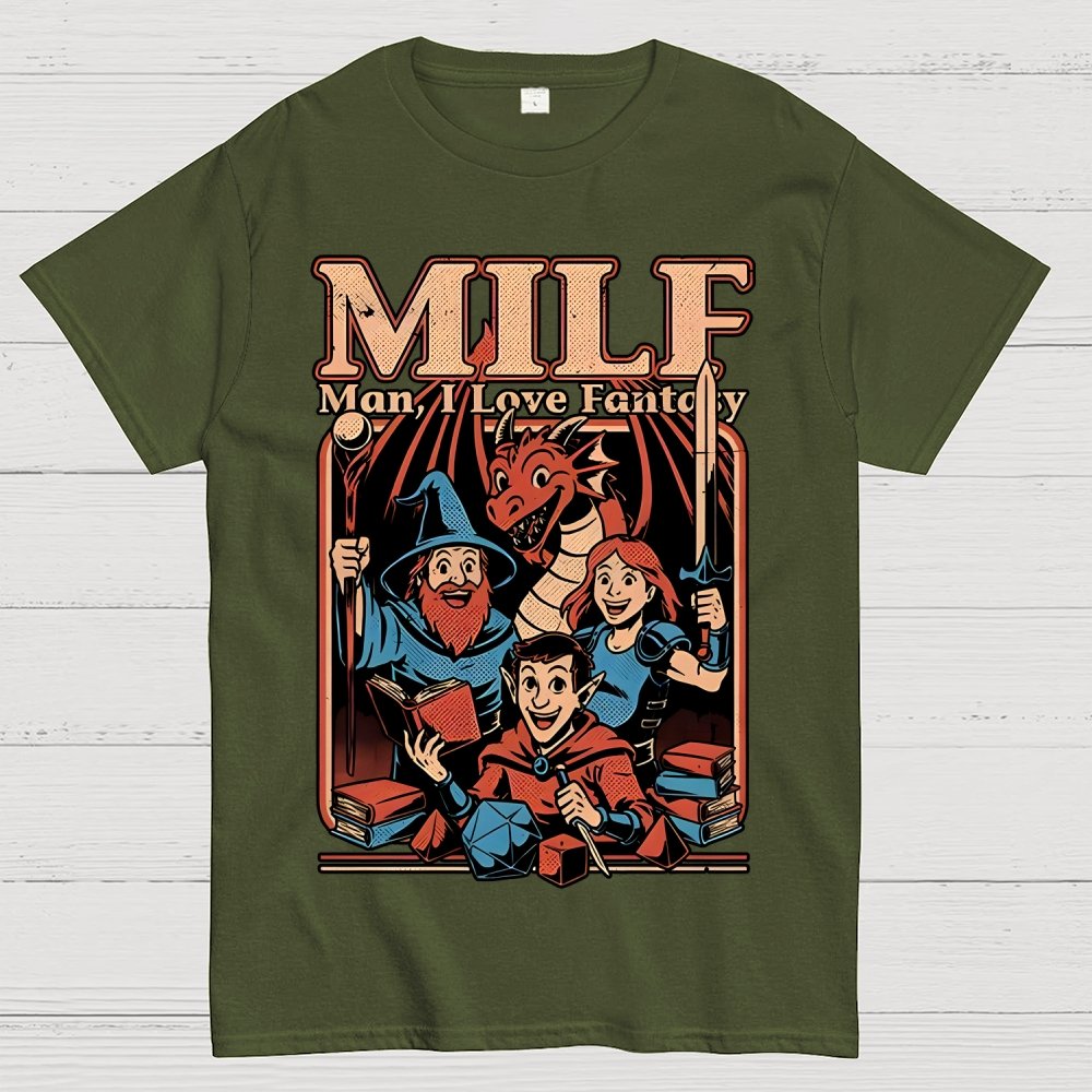 Vintage RPG Crew Joke Geek T-Shirt