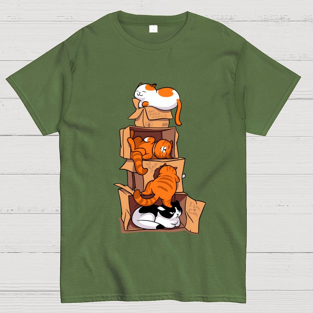 Funny Cat Geek T-Shirt 2510000738