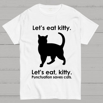 Punctuation Saves Lives. Funny Geek T-Shirt