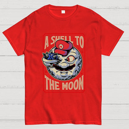 Moon Shell Movie Game Geek T-Shirt