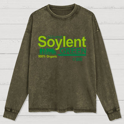 Soylent Green Geeky Washed Long Sleeve Tee