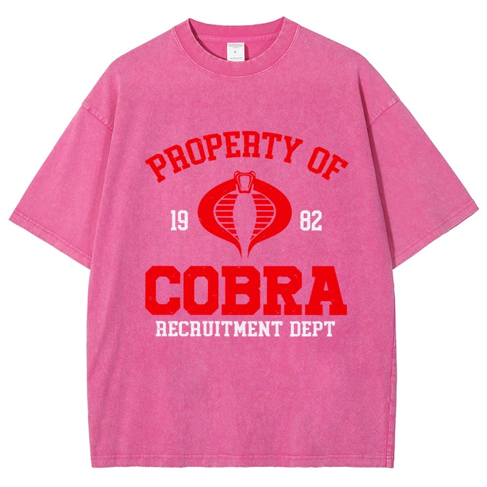 Property of Cobra Vintage Distressed T-shirt