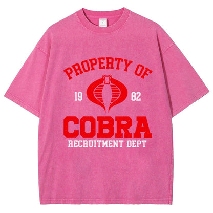 Property of Cobra Vintage Distressed T-shirt